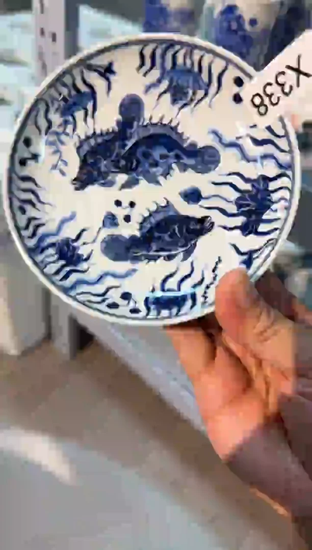 瓷片X338家庭瓷器日用摆件