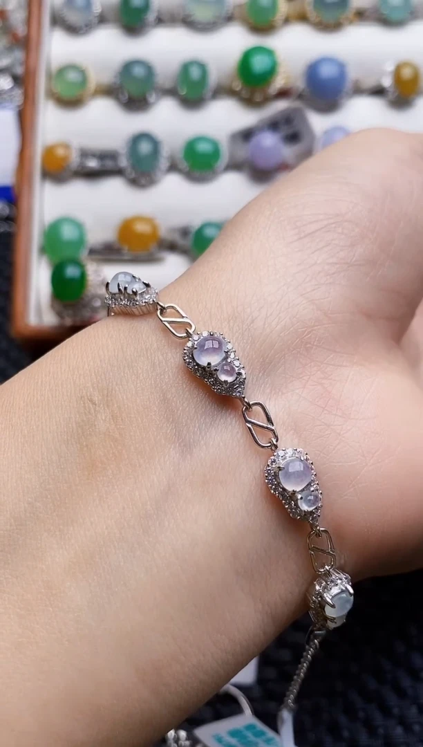 银S925镶嵌戒指翡翠5054