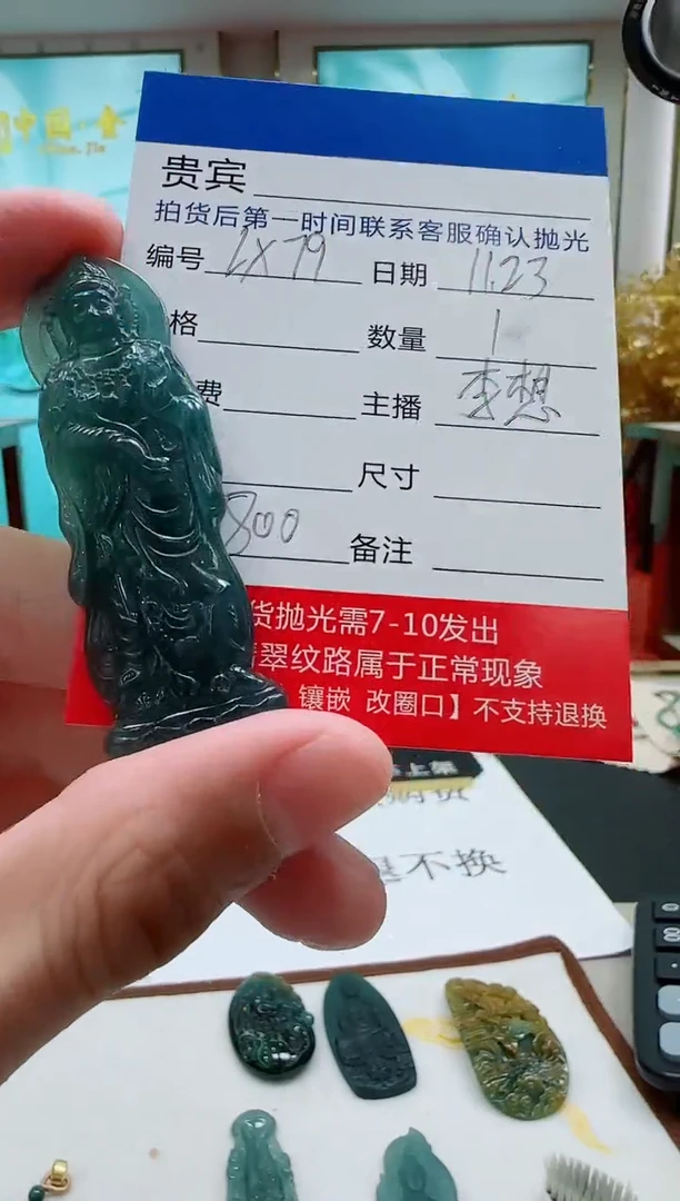 未镶嵌定制翡翠LX79翡翠吊坠-多样性发其一