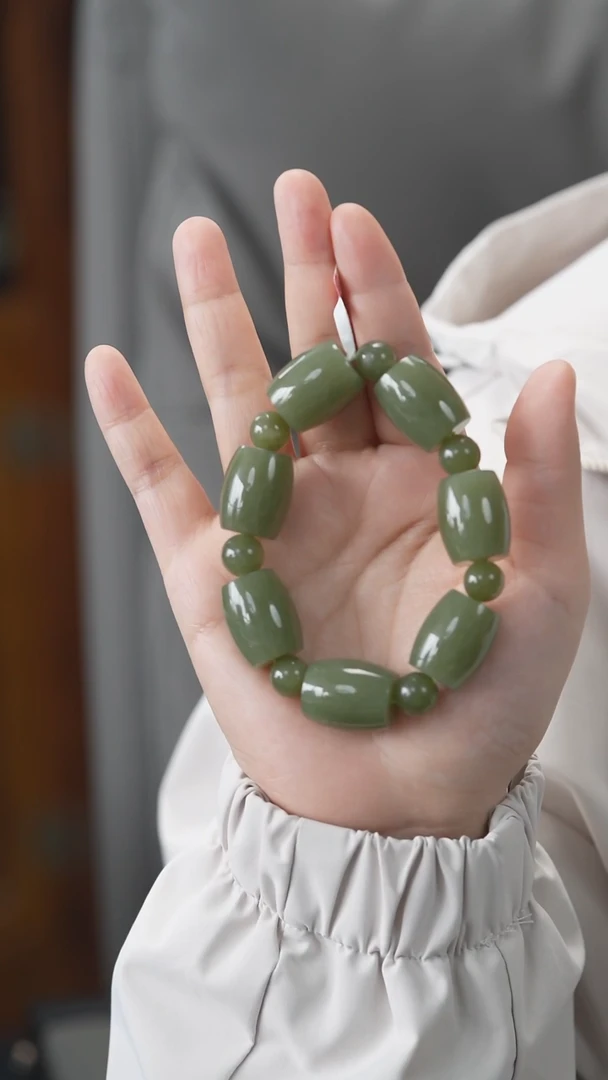 手链未镶嵌和田玉手串