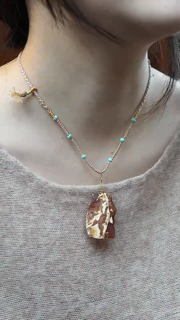 裸石蜜蜡未镶嵌*蜜蜡毛衣链*蜜蜡吊坠*蜜蜡锁骨链*长短可调节