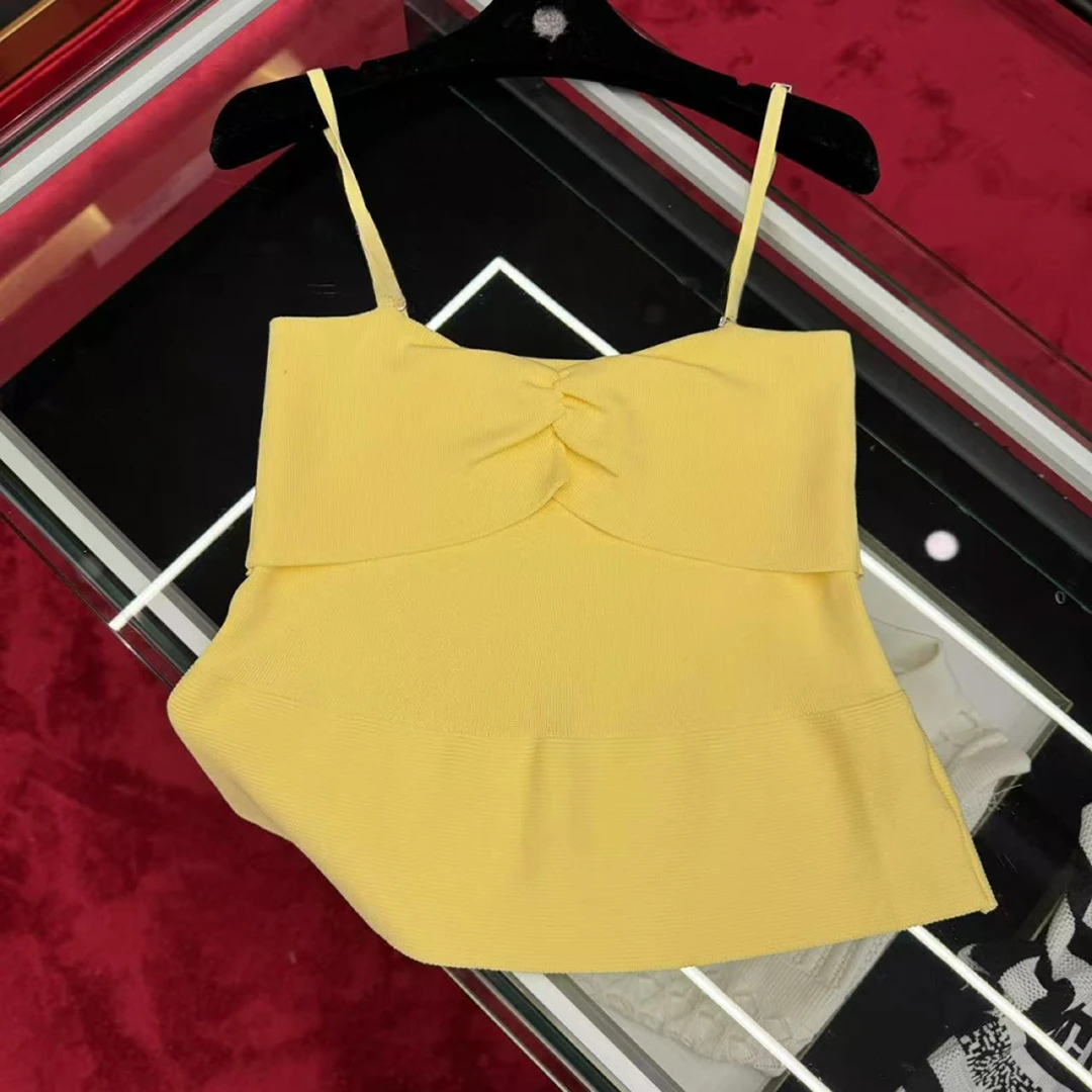 时尚百搭显瘦气质夏季辣妹运动通勤修身女装背心吊带#2574