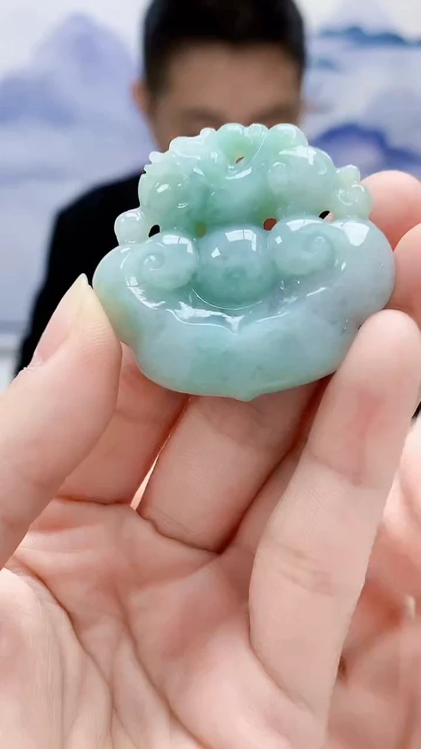 未镶嵌定制翡翠4831lr-毛货挂件13