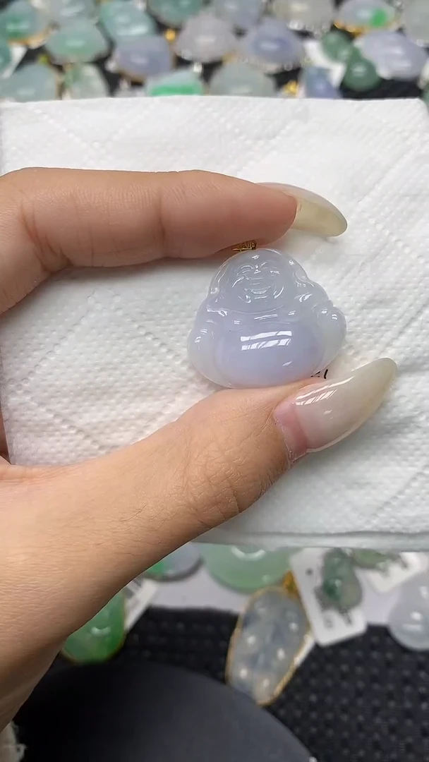 颈饰18K金镶嵌翡翠11111111111