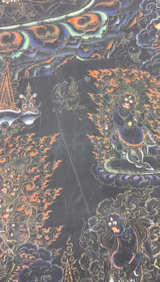 卷轴画卷轴画唐卡16023