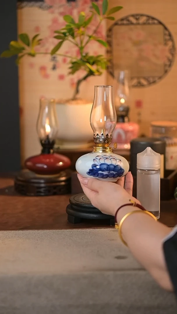 景德镇陶瓷香薰灯摆件