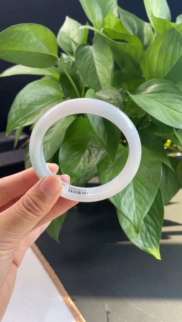 未镶嵌07#定制翡翠天然A货翡翠手镯58-59圈口