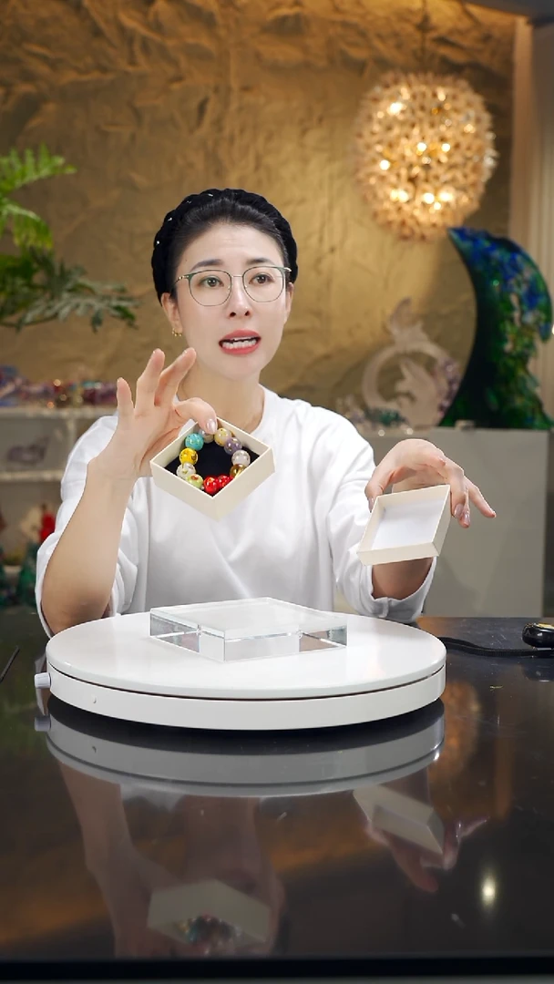 牛*老琉璃红葫芦手串