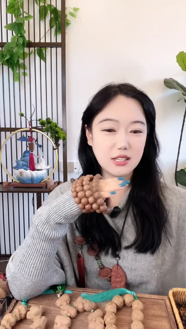 泥塑逍遥丹手串
