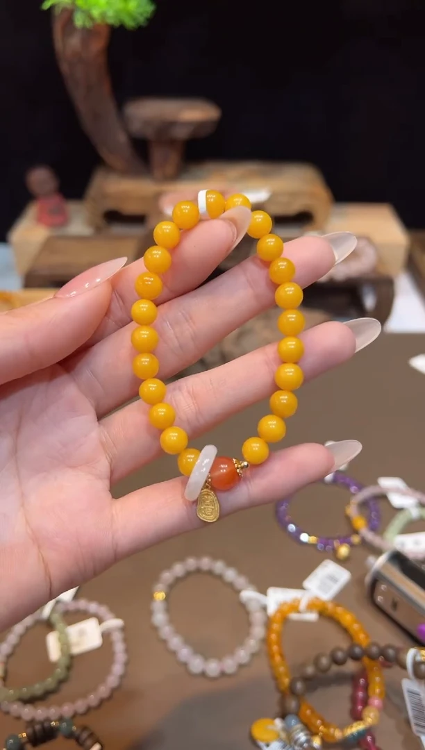 【闪购商品】琥珀手饰未镶嵌手饰@@E569