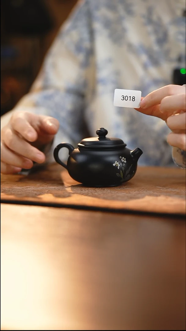 雲梦茶器紫陶茶壶3018