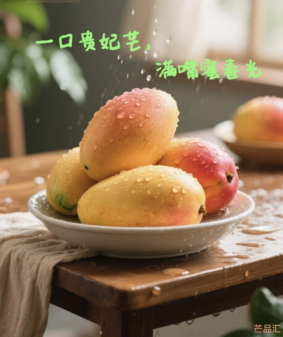 百色贵妃芒果香甜多汁现摘现发当季新鲜水果