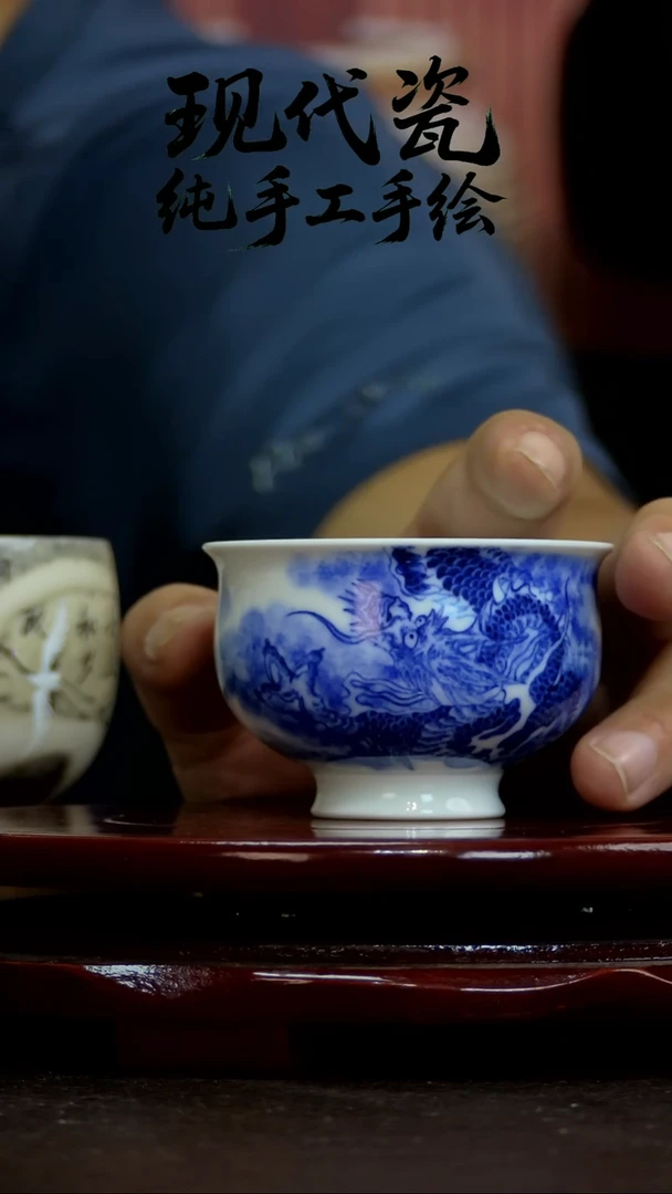 杯子纯手工手绘瓷瓷1