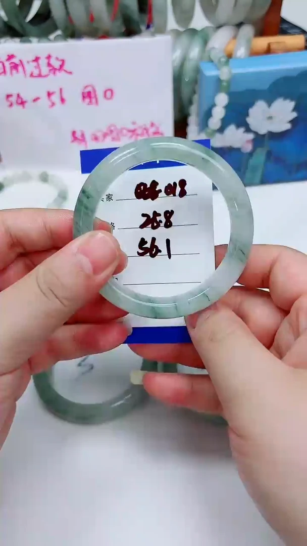 未镶嵌手镯石英质玉天山翠手镯0181