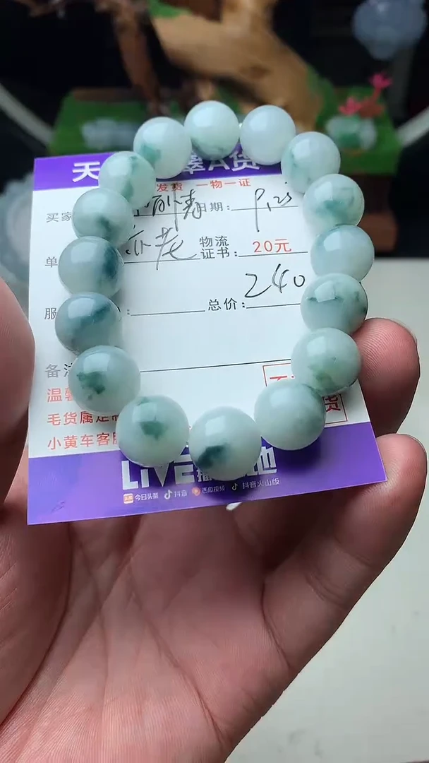 颈饰未镶嵌翡翠風****老珠子