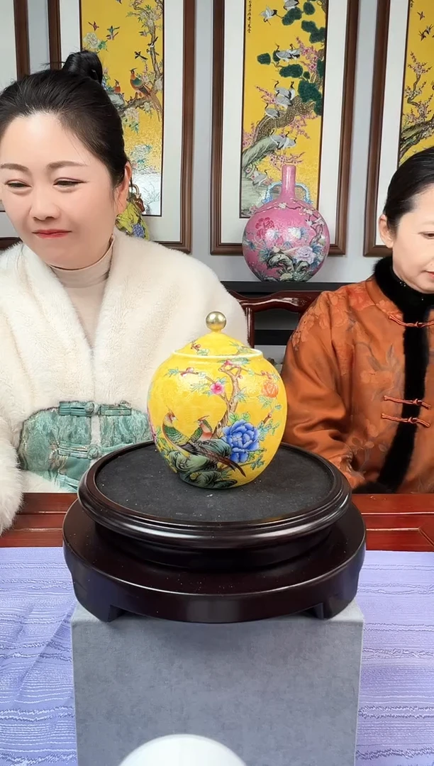 摆件瓷【伍凤英扒花】-56