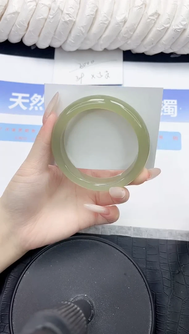 未镶嵌手镯石英质玉54-58