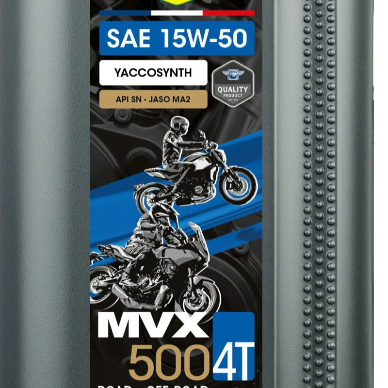 YACCO竞速500系列四冲程摩托车机油半合成15W新手摩托车专用配件