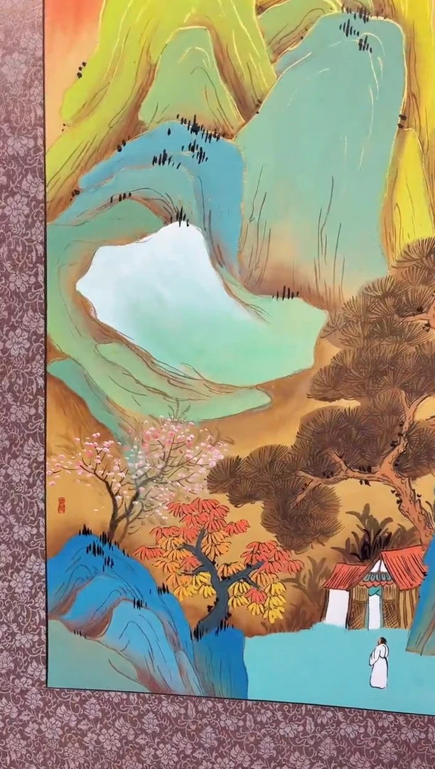 国画秦燕格国画手绘作品Y20