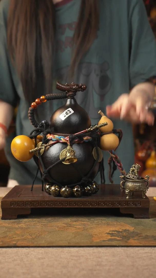 283大漆一物一拍记葫堂出品[不带手串】