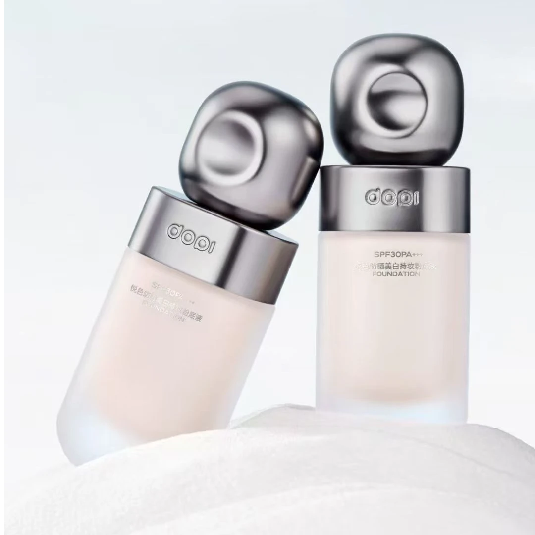 Dopi悦色控油防晒美白持妆粉底液定妆防水防汗轻薄持久遮瑕粉底液