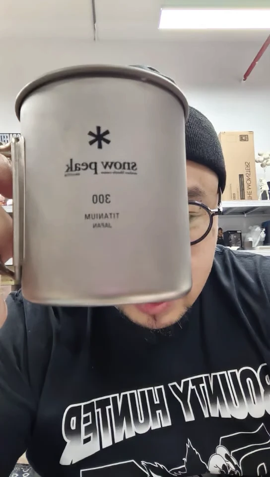雪峰杯子一个钛杯