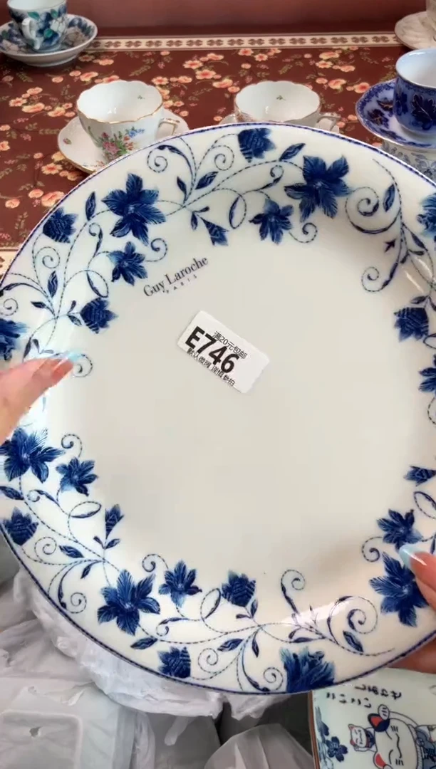 瓷片娜*瓷器瓷器E746
