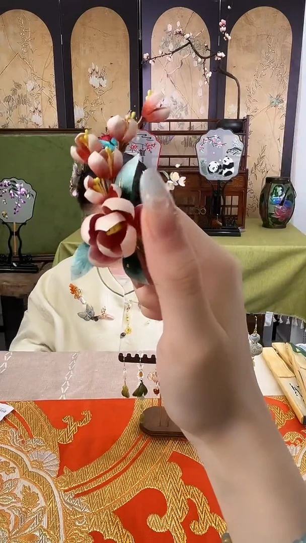 织绣苏绣刺绣绒花