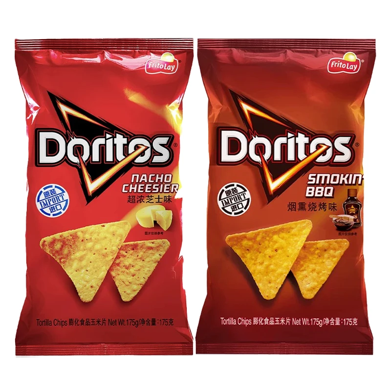 【11月10日到期】中国台湾多力多滋超浓芝士味烧烤味玉米片175g*2袋