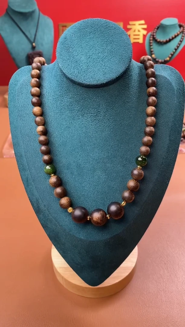 【闪购商品】沉香手串Y沉水芽庄黄棋楠瘤疤+芽庄白棋楠设计