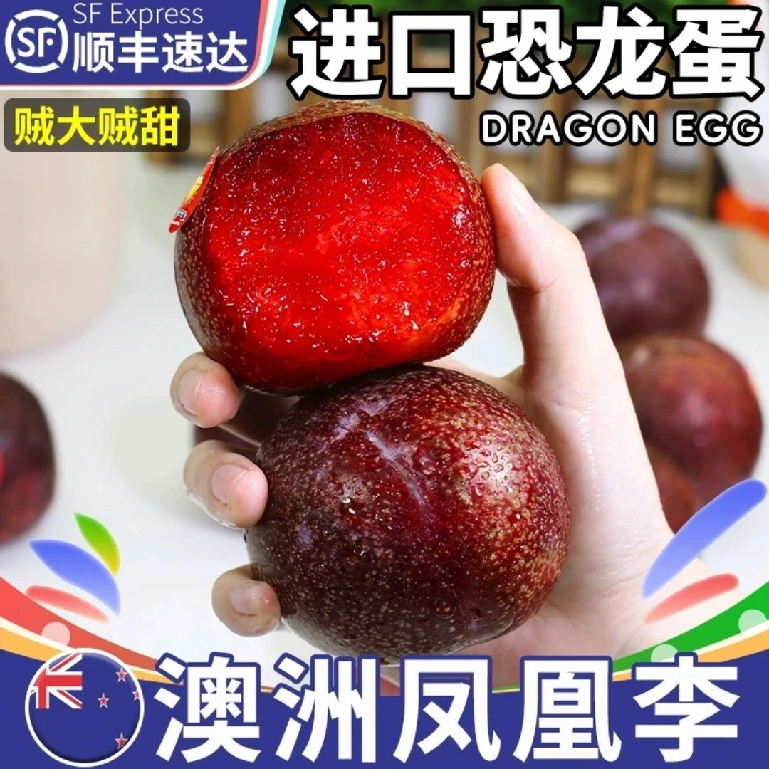 【大乐甄选】澳洲恐龙蛋李子酸甜可口凤凰李水果新鲜孕妇水果2斤起