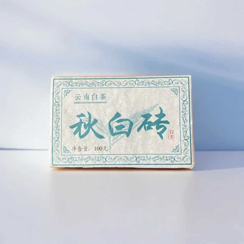 秋白砖  2024年 古树白茶 云南普洱白茶紧压茶500克/饼