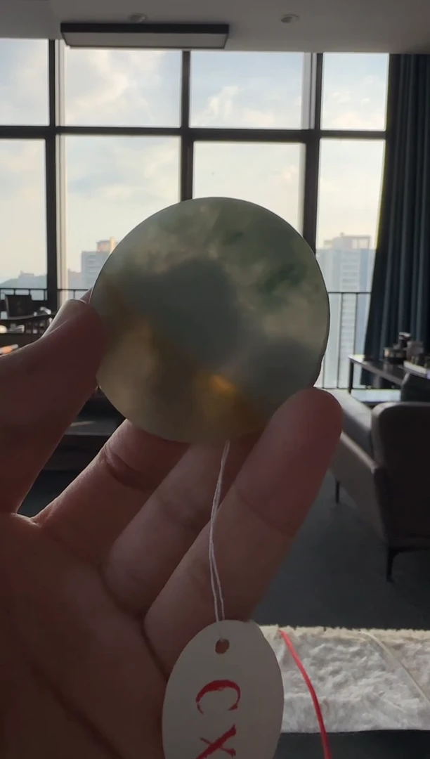 颈饰未镶嵌翡翠A***a天然翡翠A货孤品一件