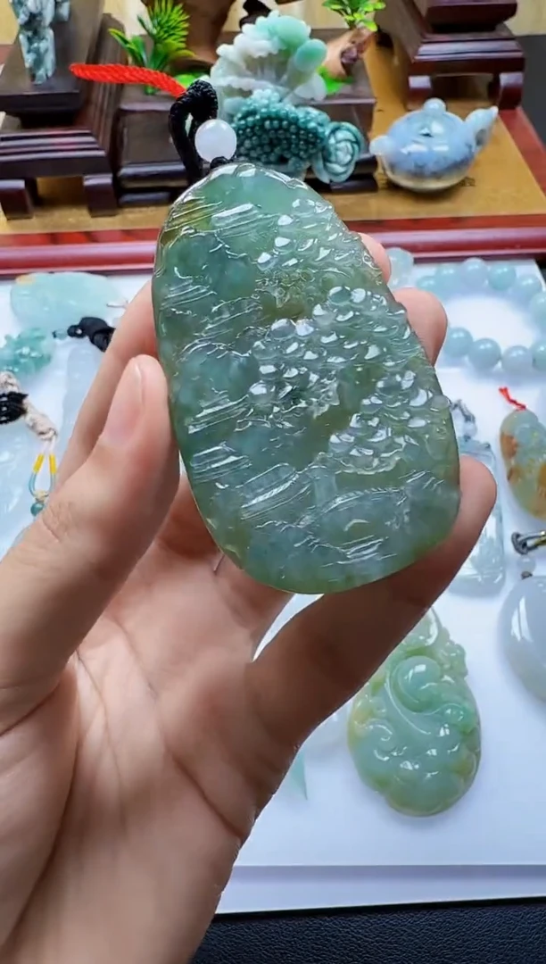 吊坠(不含链)未镶嵌翡翠1