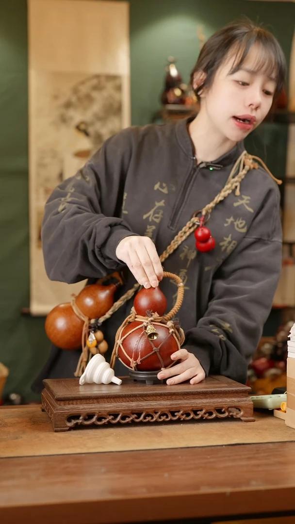 9号精品天然大漆酒葫芦一物一拍~