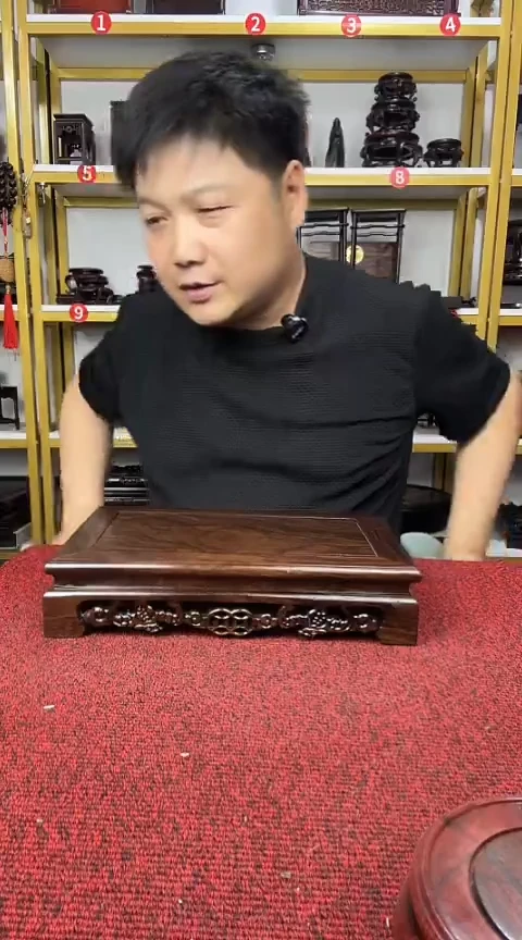 紫檀木类置物架大号*************