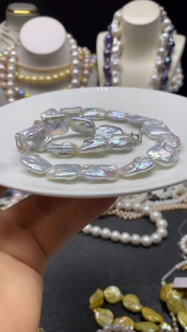 颈饰未镶嵌淡水珍珠多人
