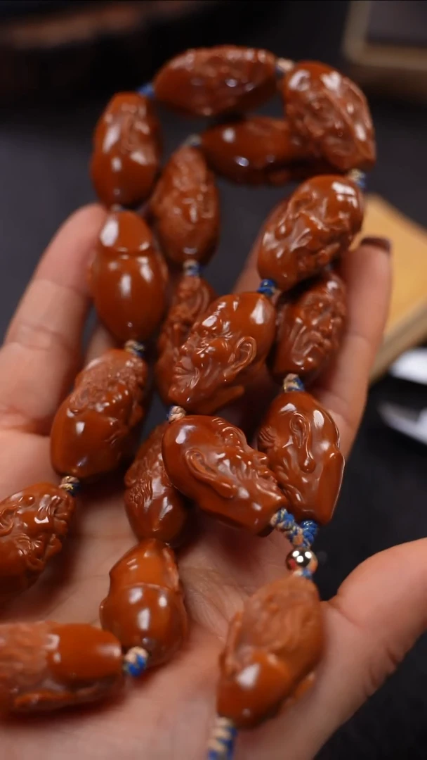 手串/手链橄榄核九林核雕文玩作品