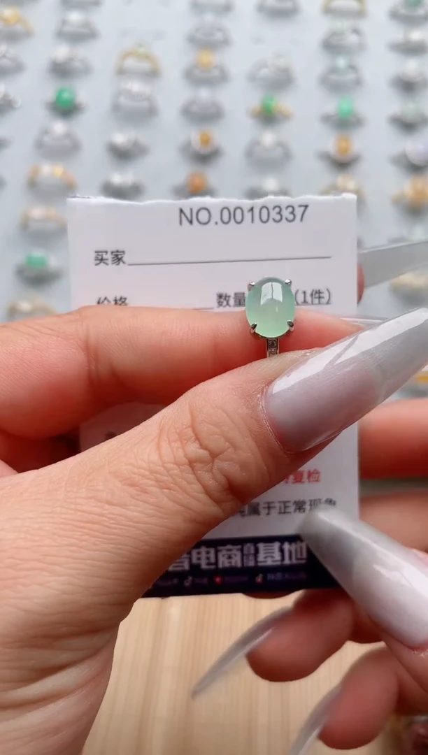 【闪购商品】翡翠戒指银S925镶嵌·