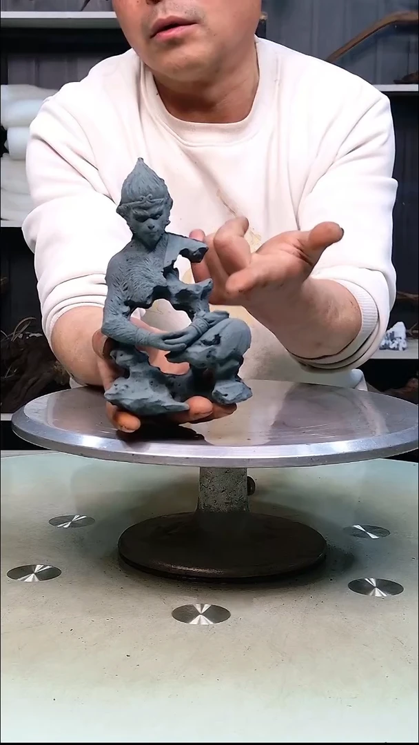 青砂石镂空悟空29.9