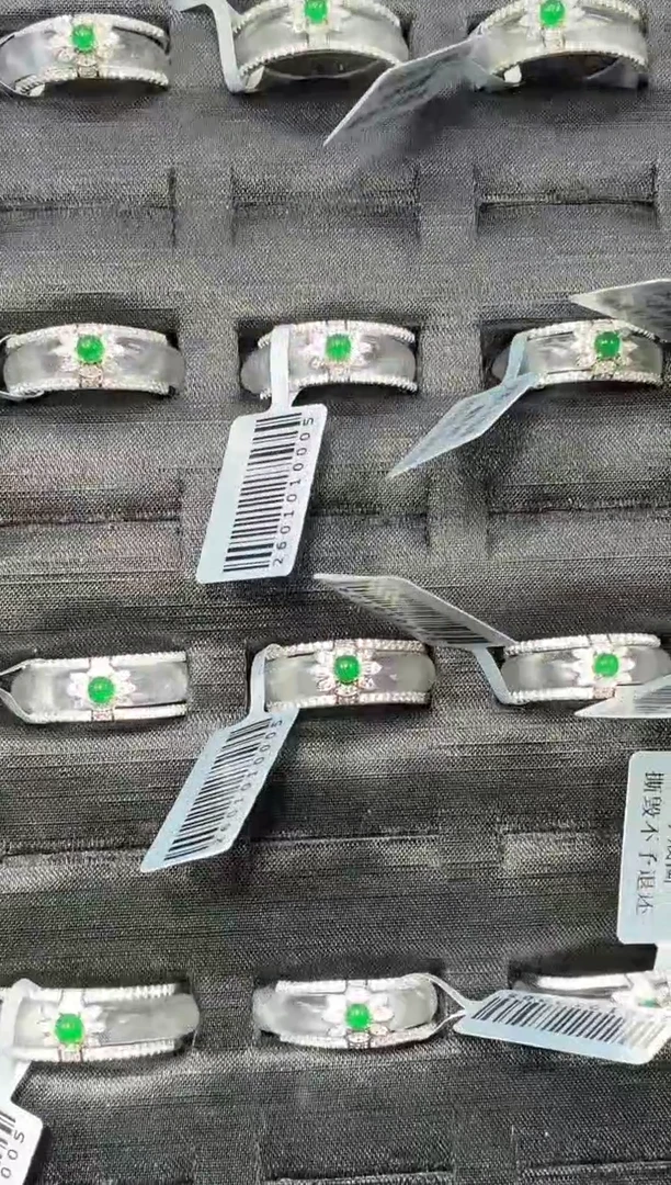 银S925镶嵌定制石英质玉30多样性发货（发其一）