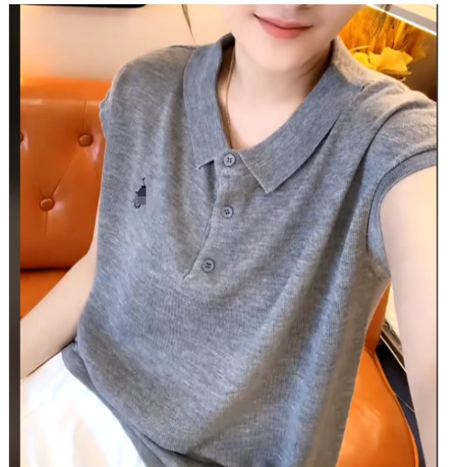 2025夏季新款网红同款洋气韩版潮流设计感休闲T恤上衣-0