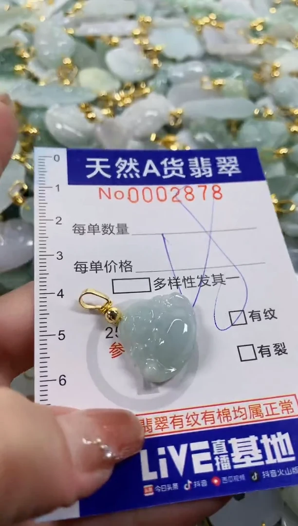 颈饰未镶嵌翡翠天然A货翡翠