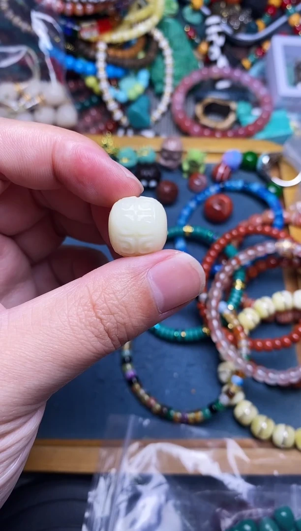 【闪购商品】琉璃颈饰卡15mm左右 单个发