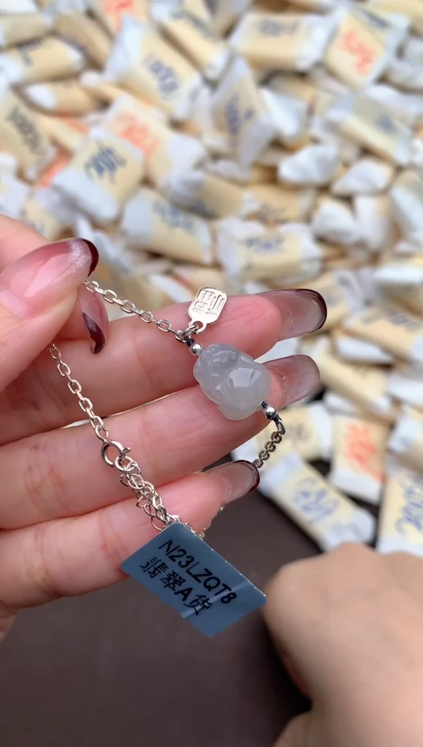 【闪购商品】翡翠手链银S925镶嵌—