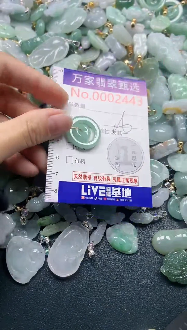 吊坠(不含链)未镶嵌翡翠2443