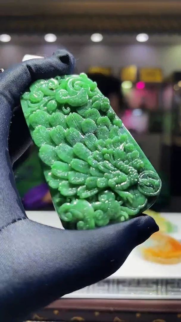 未镶嵌定制翡翠01/1114/H/发其一件/凤凰