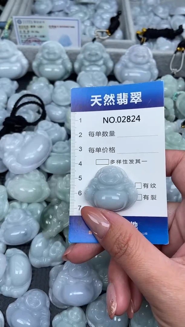 颈饰未镶嵌翡翠纯天然A货缅翡2824