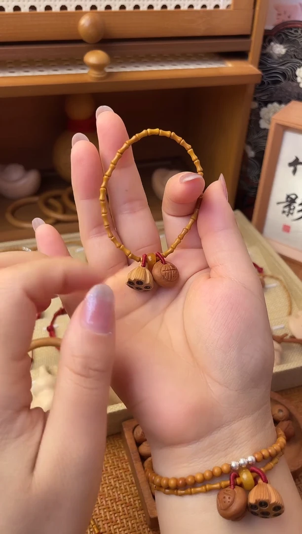 手串/手链核桃竹节手串一物一拍好运连连款
