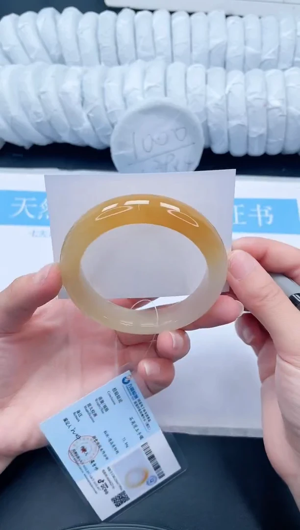 石英质玉手镯未镶嵌234-61龙/一口糖